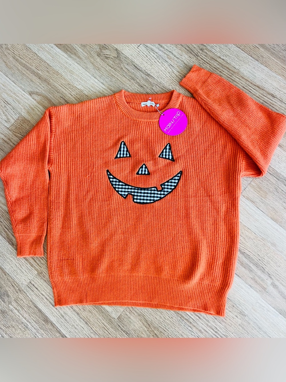 Main Strip Oversize Halloween Sweater